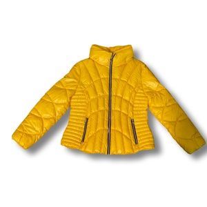 Guess Yellow Puffer Jacket Womens  XL